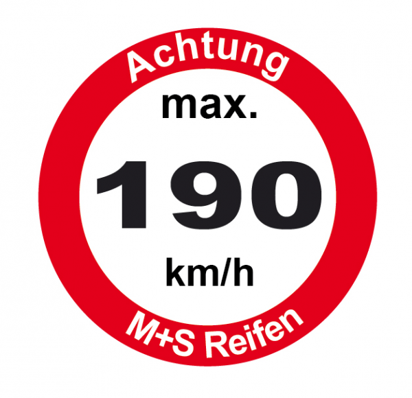 Geschwindigkeitsaufkleber